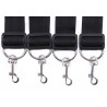 Generique Kit pour le lit Bed Bindings Noir